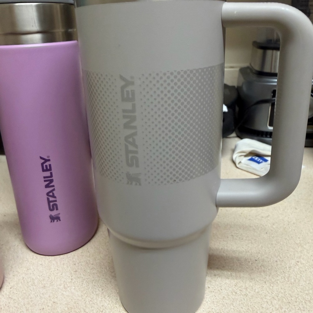 Stanley , Lavender, and Gray Tumbler duo